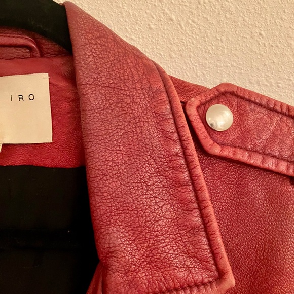 IRO Lamb Leather Jacket - Picture 4 of 8